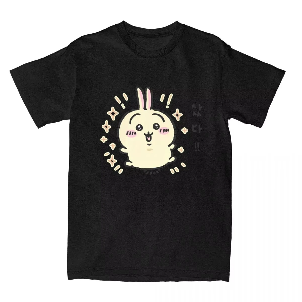 

Cute Chiikawa T-Shirt Printed Lovely Leisure Vintage Commuter Cotton Tops O-neck Short Sleeve Amusing Daily Harajuku Women Tees