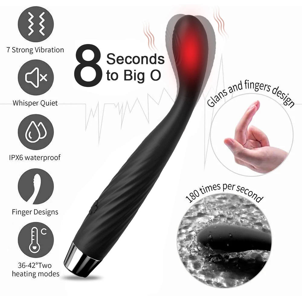 Mini Dildo Vibrator Beginners Finger Swing Vagina G-Spot Clitoral Vibrator Female Masturbator Adult Sex Toy for Female Couples