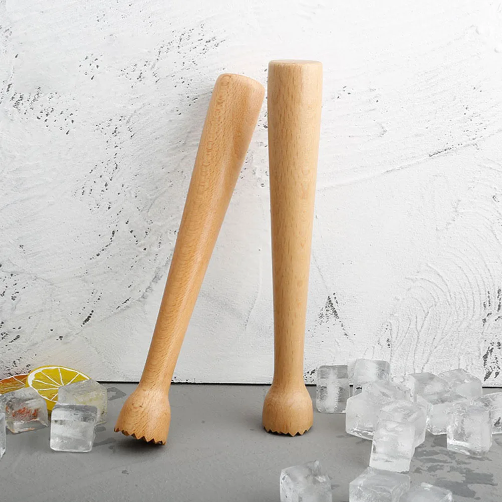 

1pc Premium Wooden Muddler Bar Tool For Cocktails Ice Crushing Masher Sturdy Swizzle Stick Pestle Mixer Hammer Kitchen