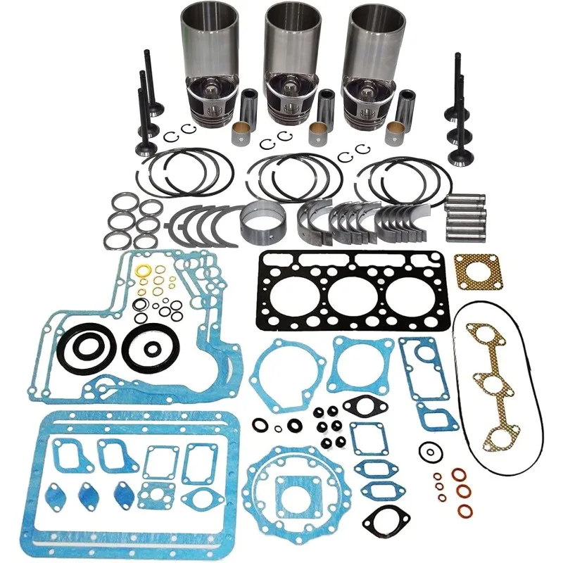 

Overhaul Rebuild Kit D850 for Kubota B1550HST B6200D B6200E KH35 Mini Excavator Tractor Engine Replacement