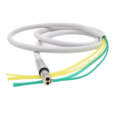 Imagen 2 del producto Tubo de pieza de mano Dental de silicona con manguera Flexible de cuatro agujeros para equipos dentales, accesorios para sillas dentales