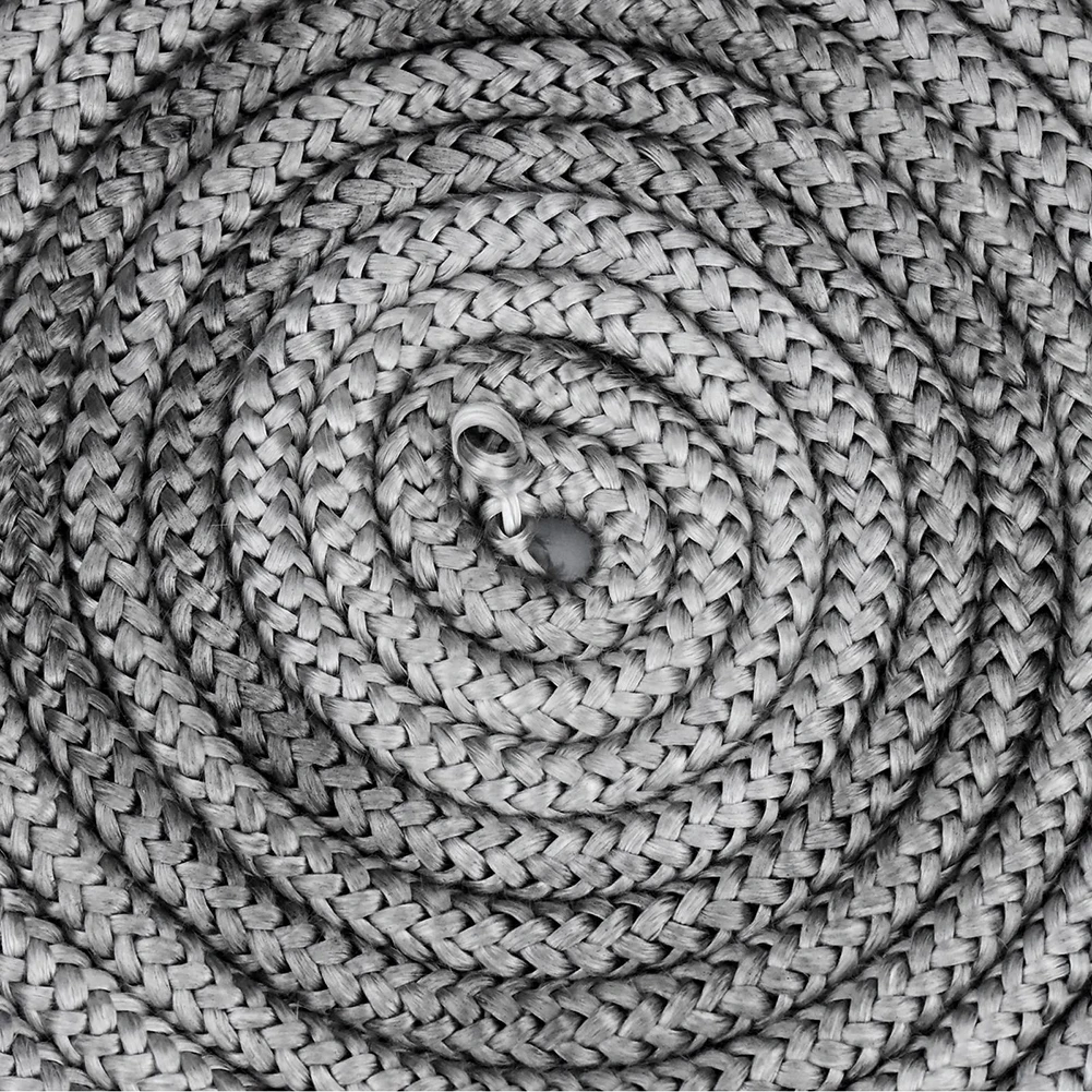 Uszczelka do drzwi pieca na drewno Uszczelka linowa Miękkie drzwi pieca na drewno 12 mm X 2 m 8 mm X 300 cm Elastyczne włókno szklane Dobra wydajność uszczelniająca