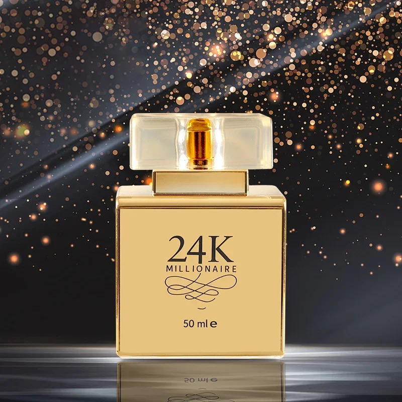 24K Women's Fashion Perfume Lasting Fragrance Perfume Perfume Floral Tone Beautiful Seduction Fragrance Fresh Deodorant