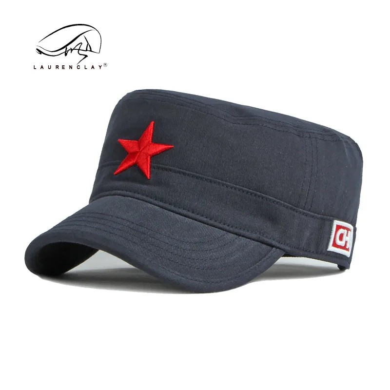 

Fashion Adults Ball Hat Snapback Trucker Sports Men Outdoor Sun Protection Cap Spring summer five-pointed Star flat-topped 8M15