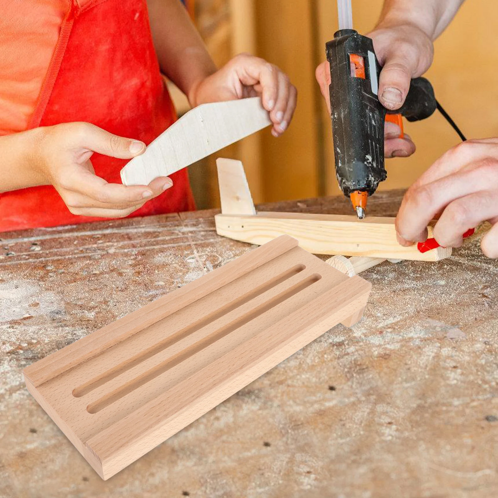 

Woodworking Chopstick Mold Dishwasher Safe Reusable Wooden Tools Handmade DIY Projects Long Chopsticks Making Supply Stencil
