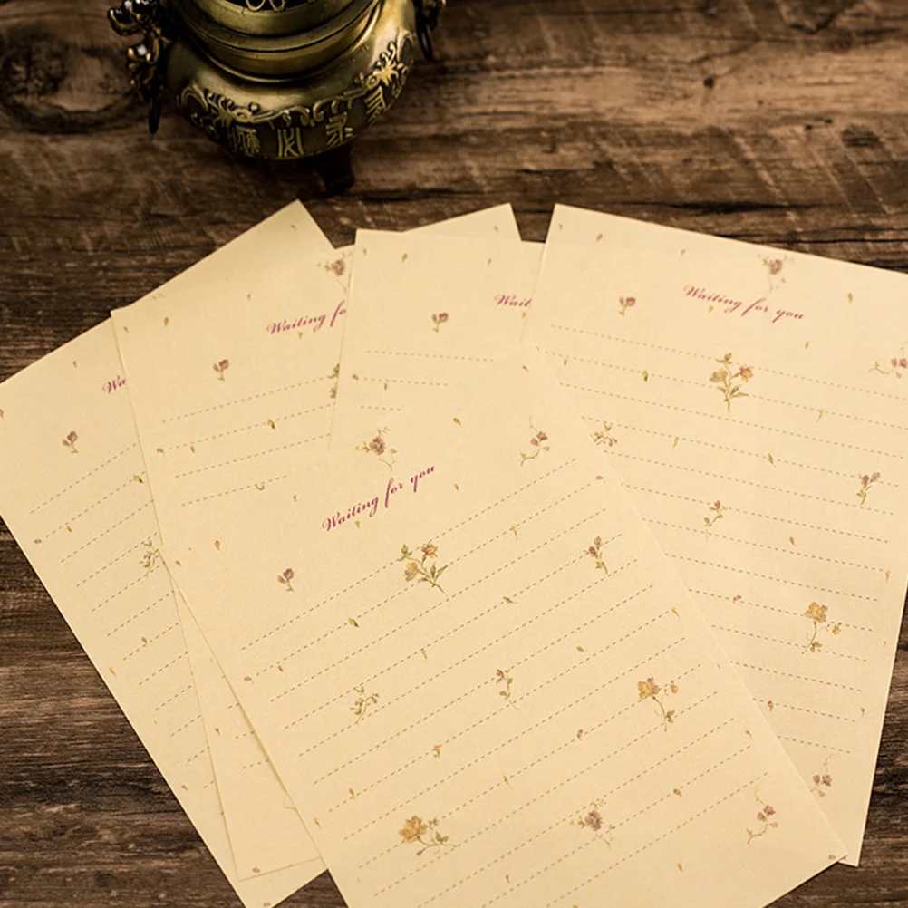 

50 Sheets Letter Paper Envelopes Kit Elegant Greeting Cards Birthday Invitations Wedding Thank You Notes Quality