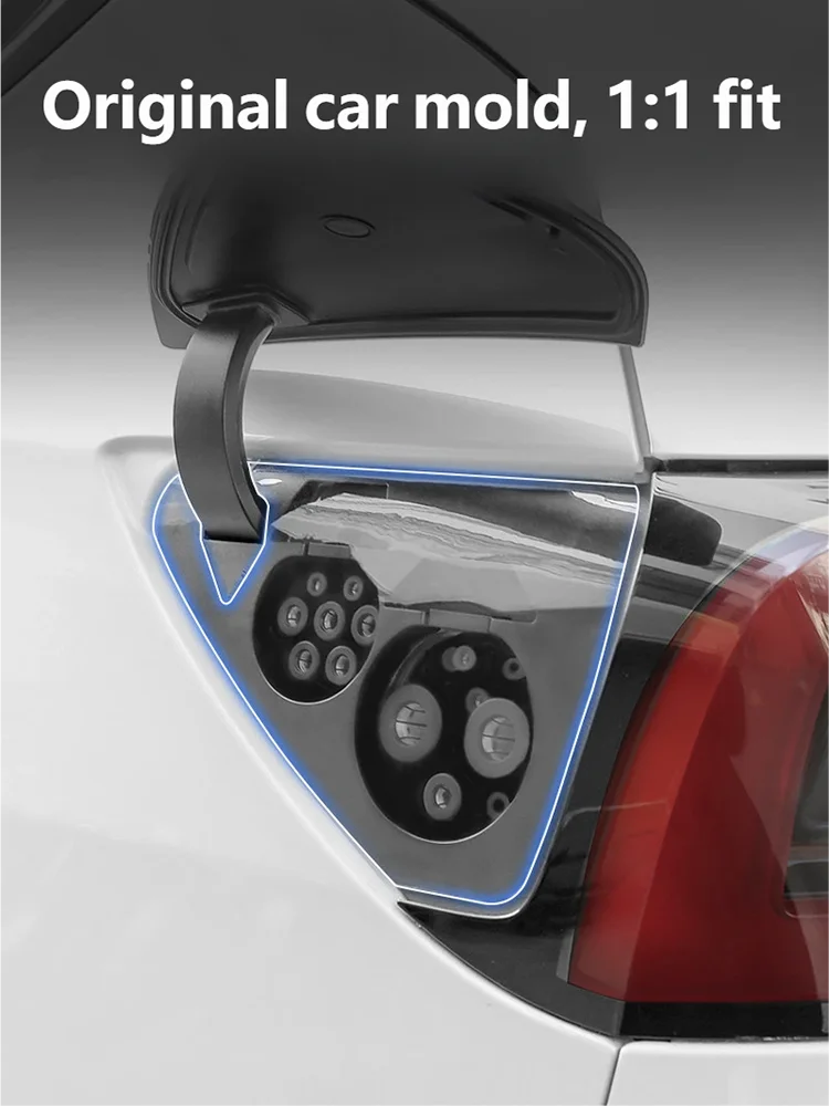 For Tesla Model YL/3/Y 2021-2026 Charger Port Cover Outdoor Rainproof Protection Dustproof Covers accessory