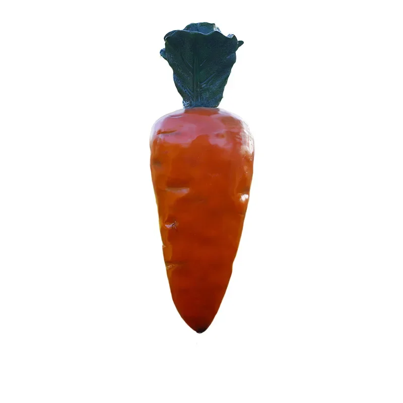 Outdoor fiberglass simulation fruit and vegetable props ornament large pumpkin pepper radish cabbage sculpture