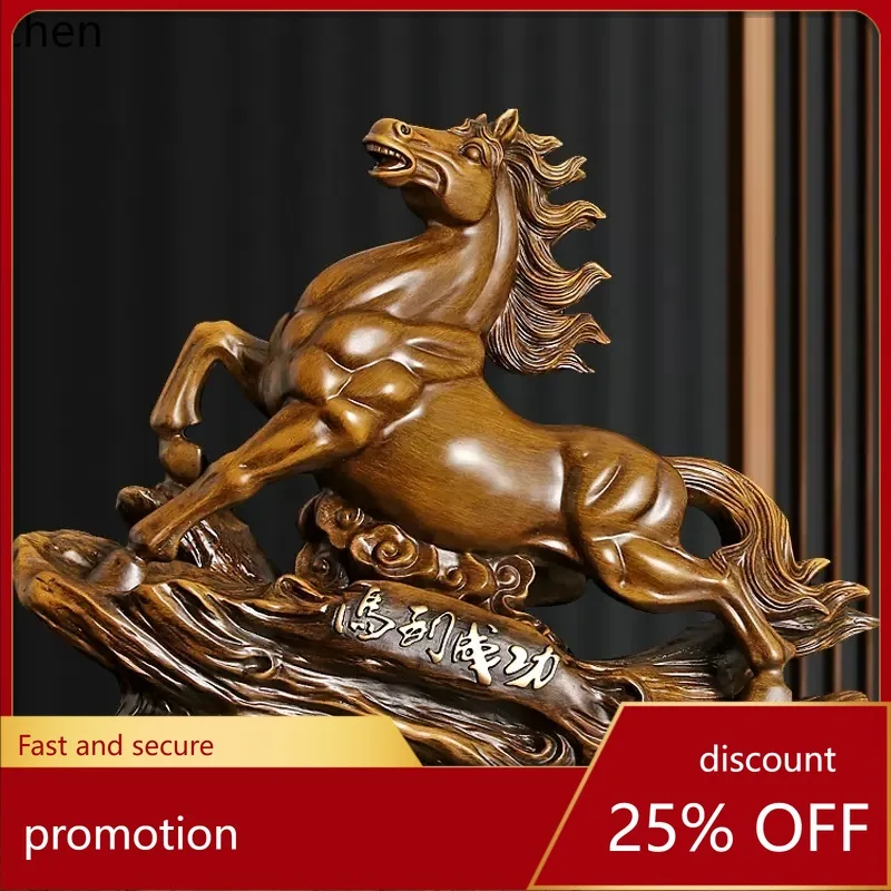 

CZ Instant Success Horse Ornament Craft Zodiac Horse Office Housewarming Opening Gift Company Business Present