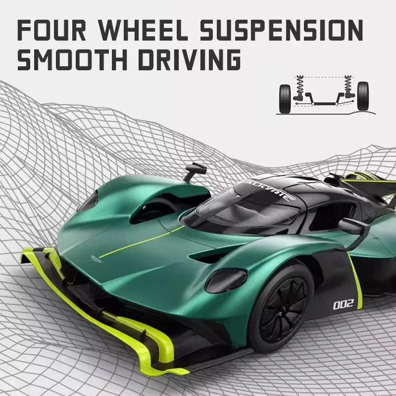 Rastar RC รถ 1/14 Aston Martin Valkyrie AMR Pro 24H Le Mans Rally รีโมทคอนโทรล Racing รุ่นรถของเล่นคอลเลกชันของขวัญ