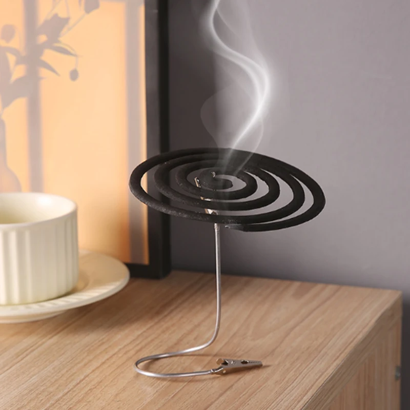 Stainless Steel Multi-function Ash Tray BaseMosquito Coil Mosquito Coil Holder With Tray Mosquito Repellent