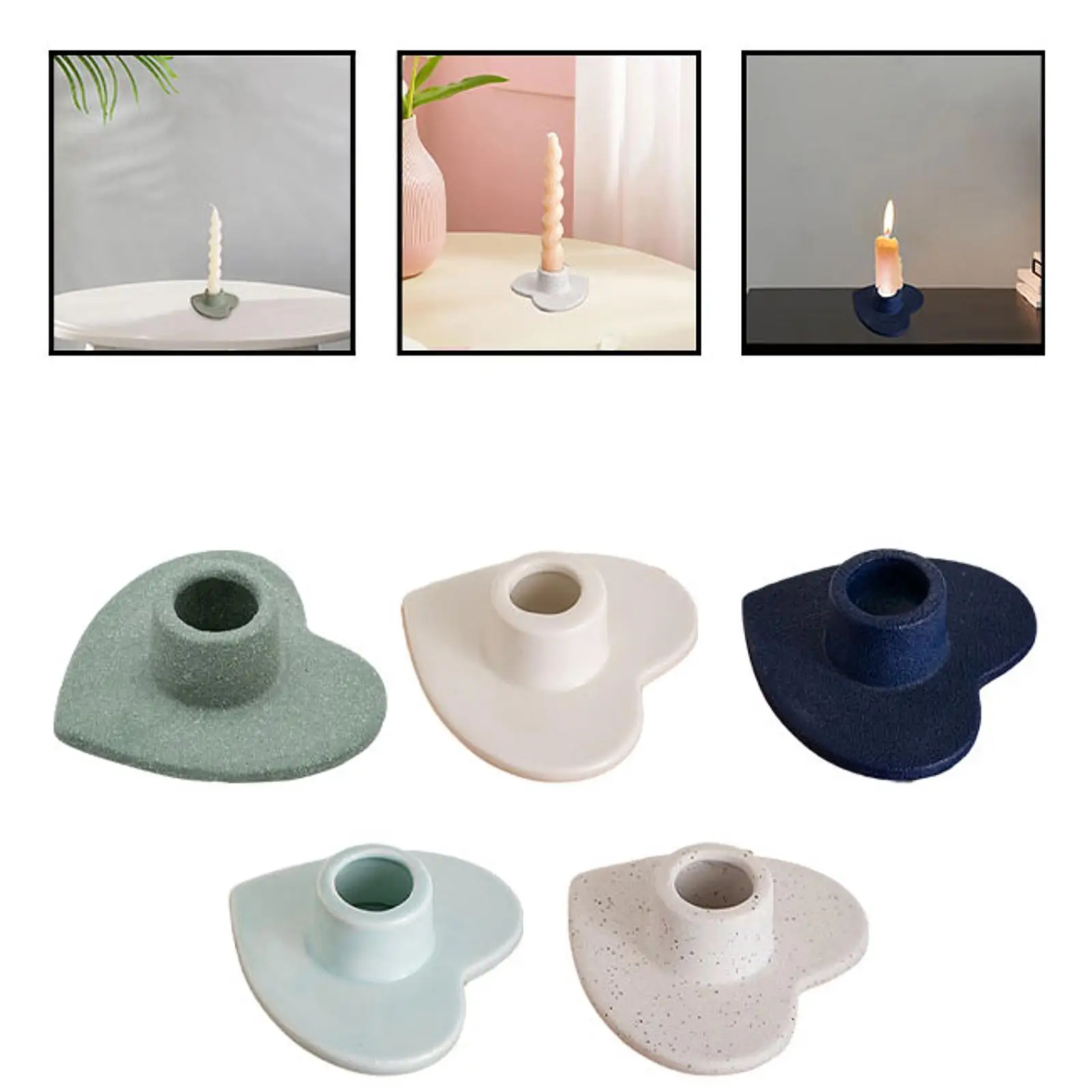 Candle Holder Practical Holiday Gift Centerpiece Table Display Candlesticks Candlestick Holder for Bar Dining Room Home Office