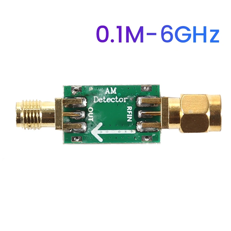 โมดูล RF 0.1M-6Ghz AM เครื่องตรวจจับซองจดหมาย Amplitude Detector Discharge การตรวจจับสัญญาณโมดูลมัลติฟังก์ชั่น
