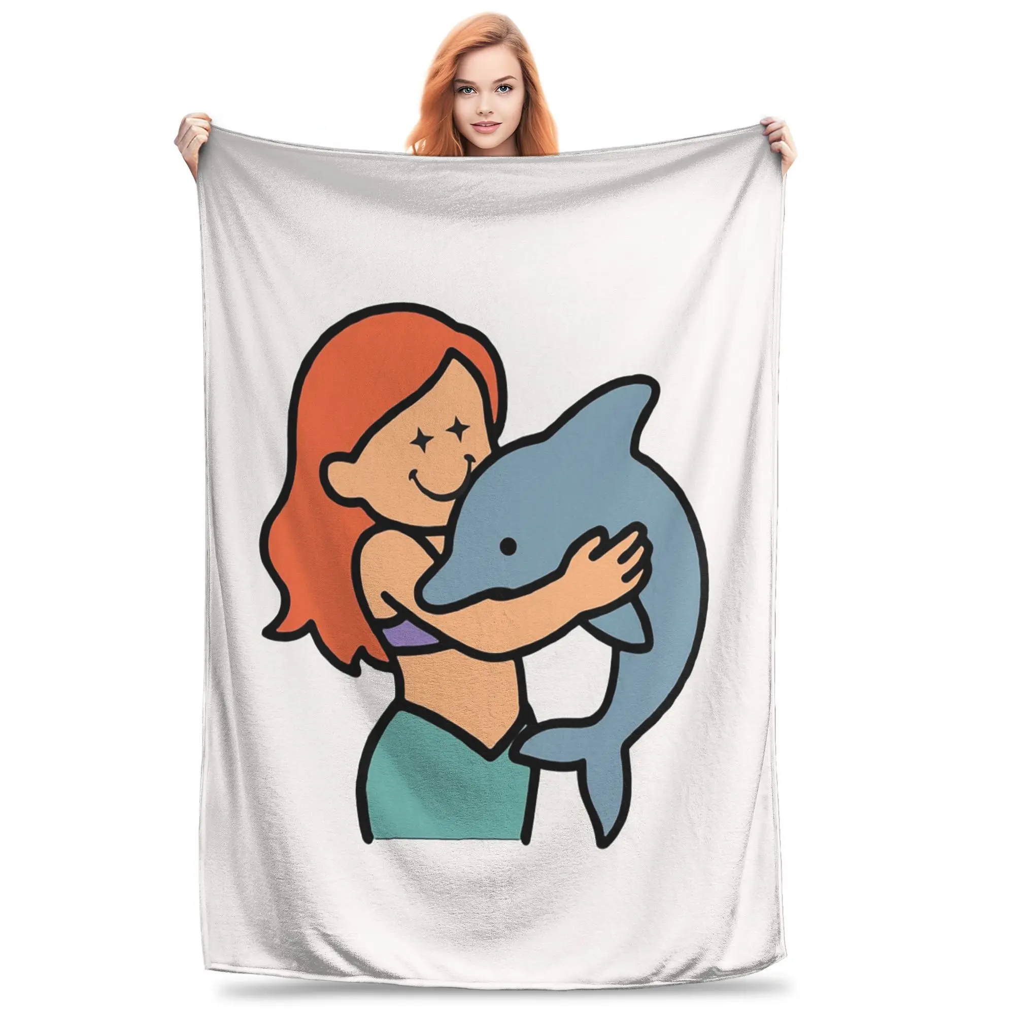 

Одеяло «Русалка», дышащее флисовое одеяло для дивана, одеяло для дома, спальни, офиса, покрывало, одеяло