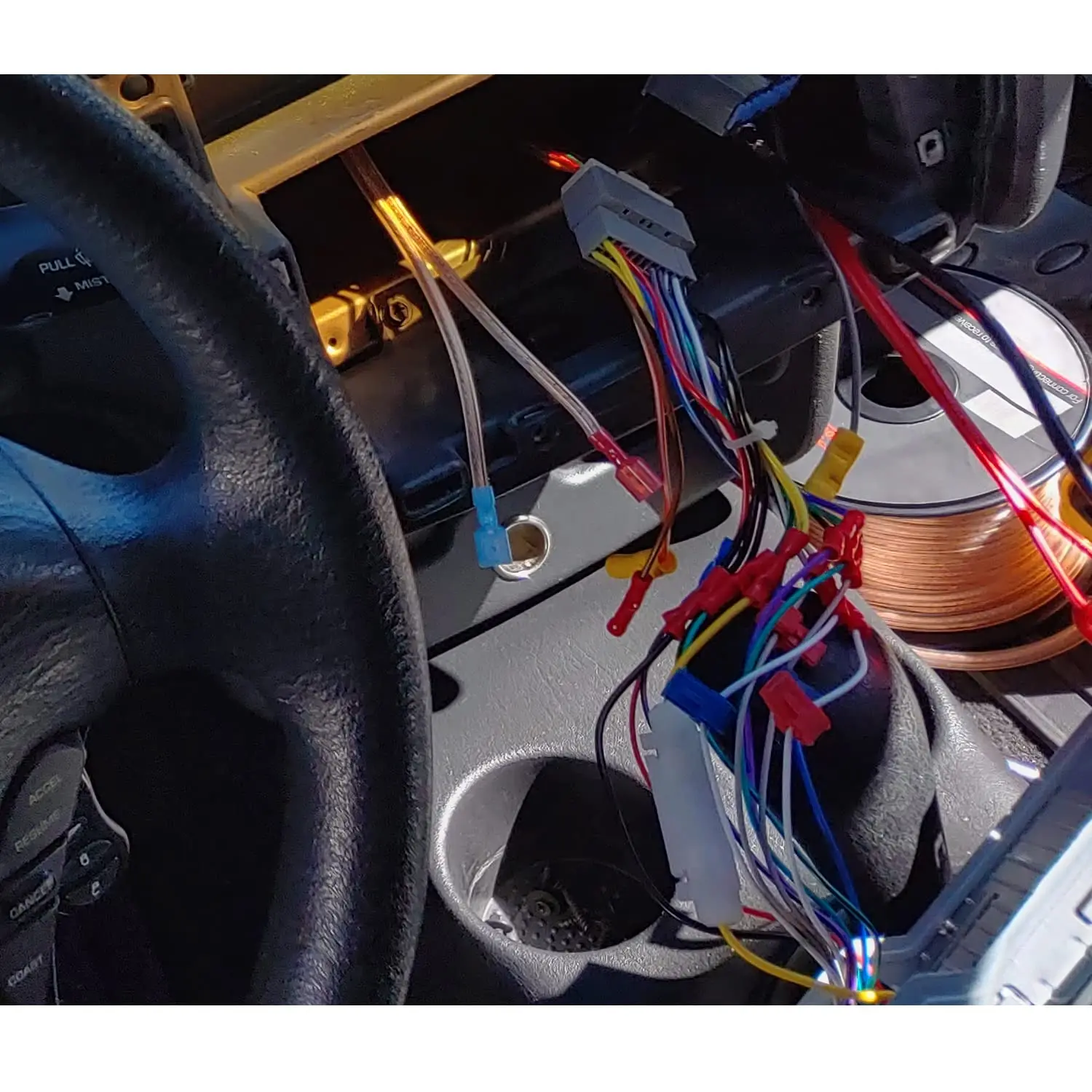 موصلات أسلاك T Tap - أحمر 22-18AWG مقاوم للماء ذاتي التجريد سريع لصق مجموعة أطراف كهربائية لأسلاك السيارات