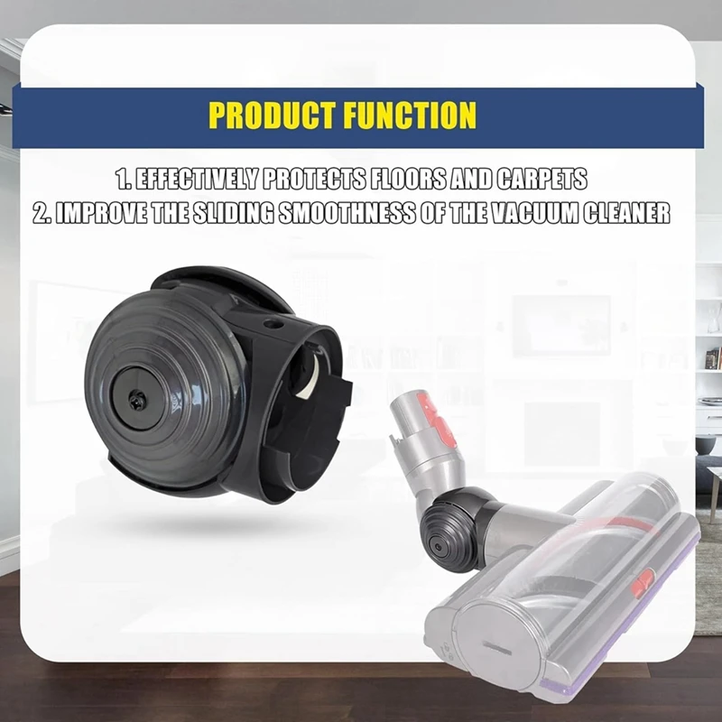 Peças de reposição para aspirador de pó dyson v10 v11 v15 g5, 100w, bola v, limpador de alto torque, rodas, peças de reposição