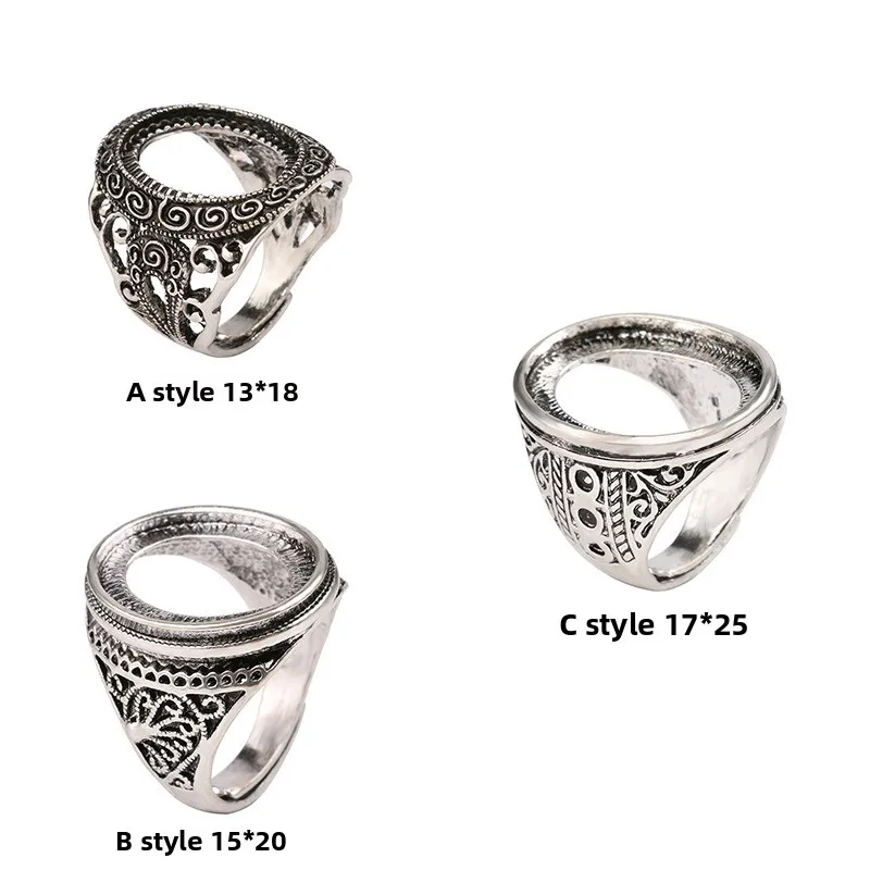 Ringfassung aus 925er Sterling-Silber: Perfekte Basis für individuelle Schmuckstücke im DIY-Stil