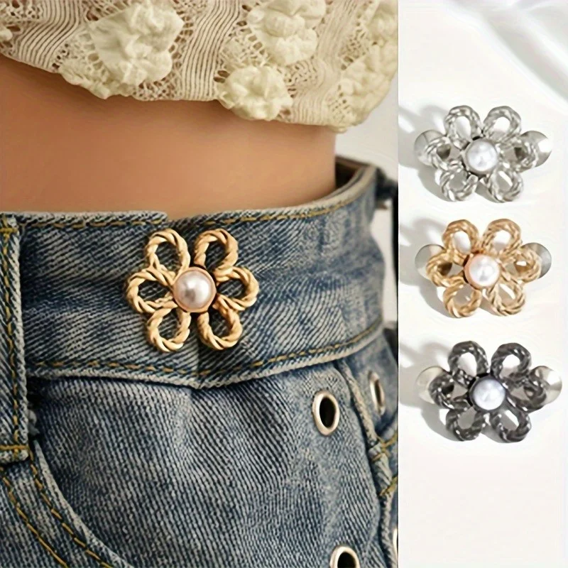 

5 Pairs Suitable for Jeans, T-Shirts, Trousers, No Sewing Required, Easy To Remove Button Clip
