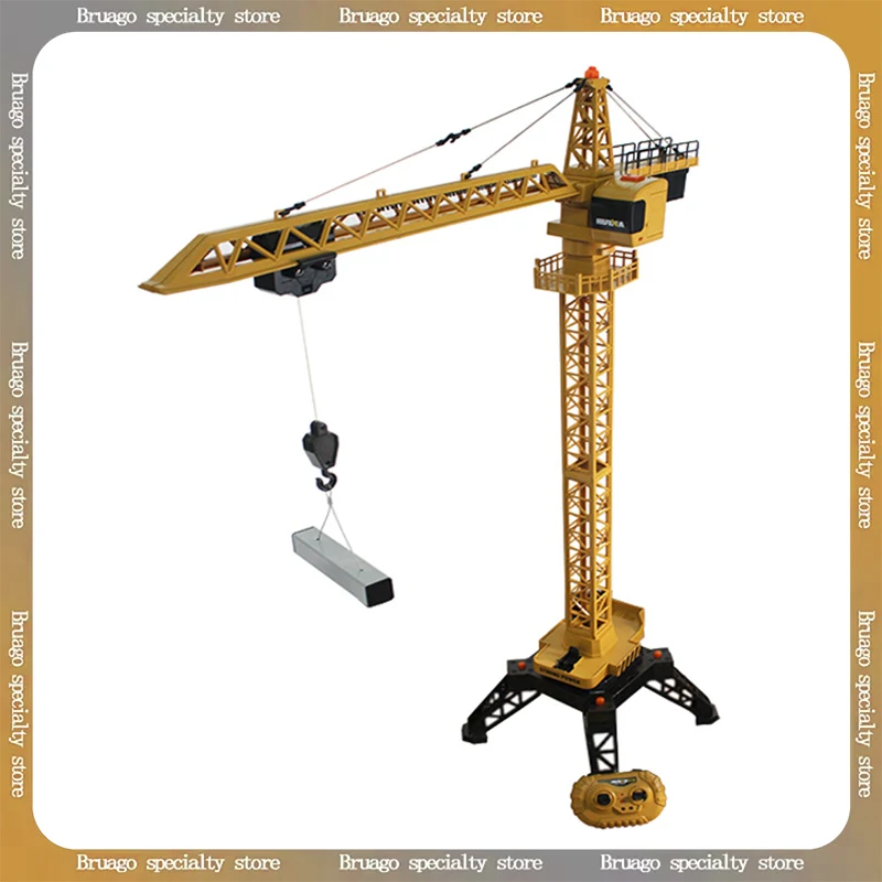 

Huina 1535, игрушка-кран из сплава с дистанционным управлением, электрическая инженерная модель автомобиля, игрушка-башенный кран для детей, подарки