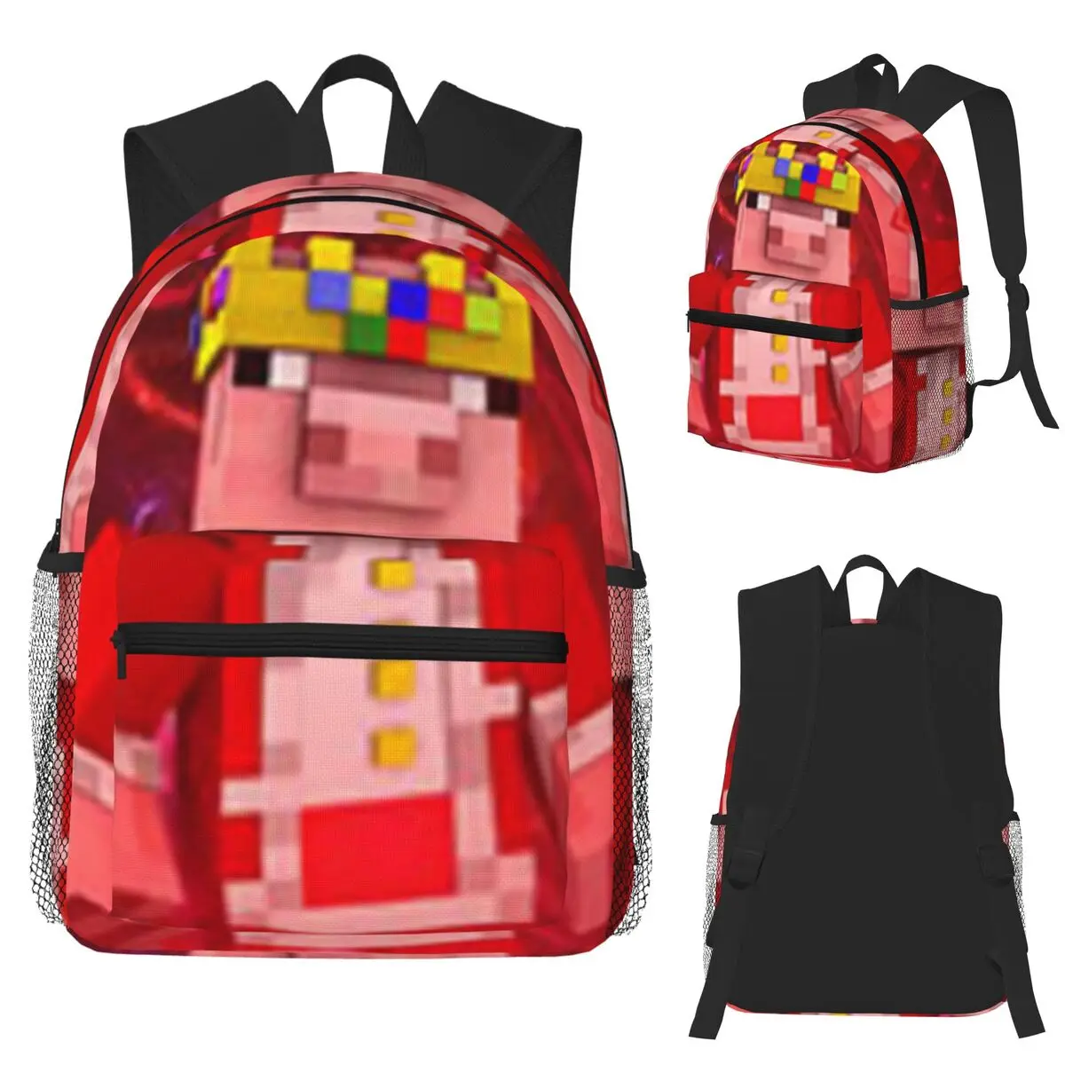 

Technoblade Student Backpack School Bag Hiking Travel Daypack for Men Women Fashion Bookbag Shoulder Bags