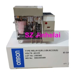 10pcs Authentic Original Omron G2R-2-SN DC24(S)  AC220(S) AC110(S) Intermediate Relay 8pin G2R-2-SN(S) 24VDC 220VAC 110VAC