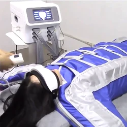 Hot 24 Air Bags Sauna Suit Pressotherapy Machine For Body Massage Lymph Drainage Machine