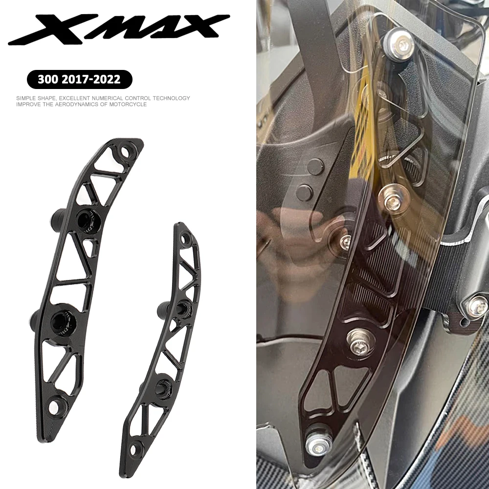 

Motorcycle Accessories For Yamaha XMAX300 X-MAX300 XMAX X-MAX 300 Windshield Deflectors Windscreens Bracket Protector 2017-2022