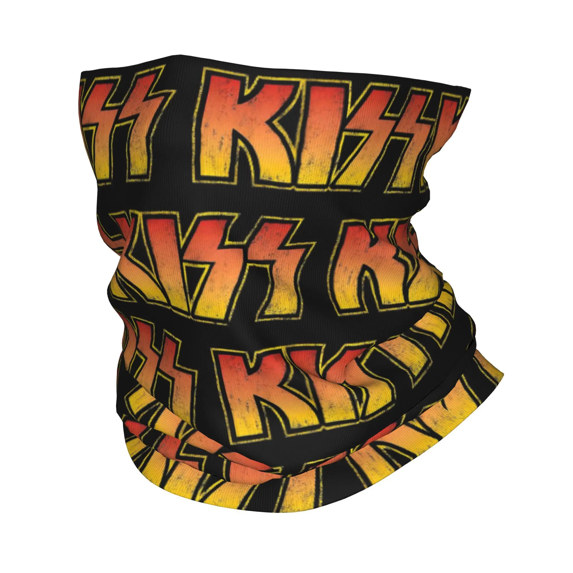 Custom K-Kisses Classic Brand Bandana Neck Warmer Women Men Winter Hiking Ski Scarf Gaiter  Face Cover