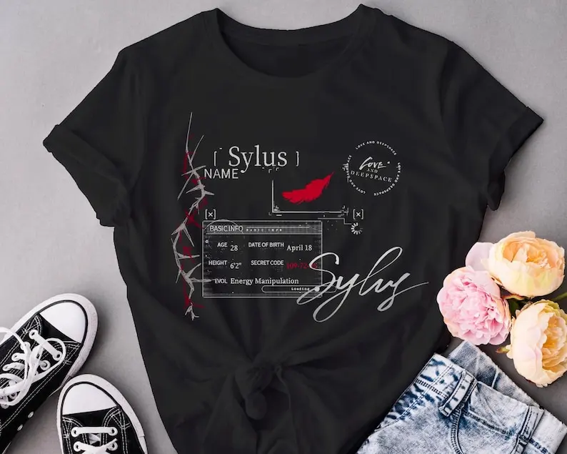 Sylus Love and Deepspace Inspired Subtle Graphic Text Minimalistic Signature Quote | LADS Otome Game Unisex Softstyle T-Shirt