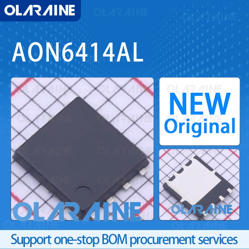 

10/50/100Pcs AON6414AL PDFN-8(5.9x5.2) Original IC chip MOSFETs 1 N-channel (Vdss) 30V (RDS(on)) 10.5mΩ@4.5V,20A