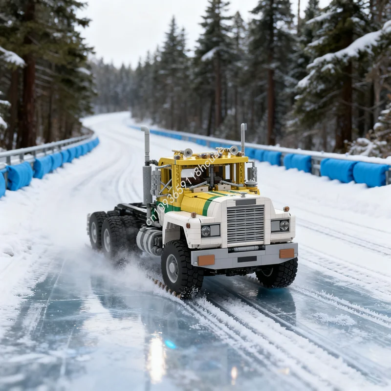 

3204 шт. MOC MACK RC 1 белая техническая модель строительные блоки Рождественский подарок строительная игрушка сборка DIY творческая идея дети