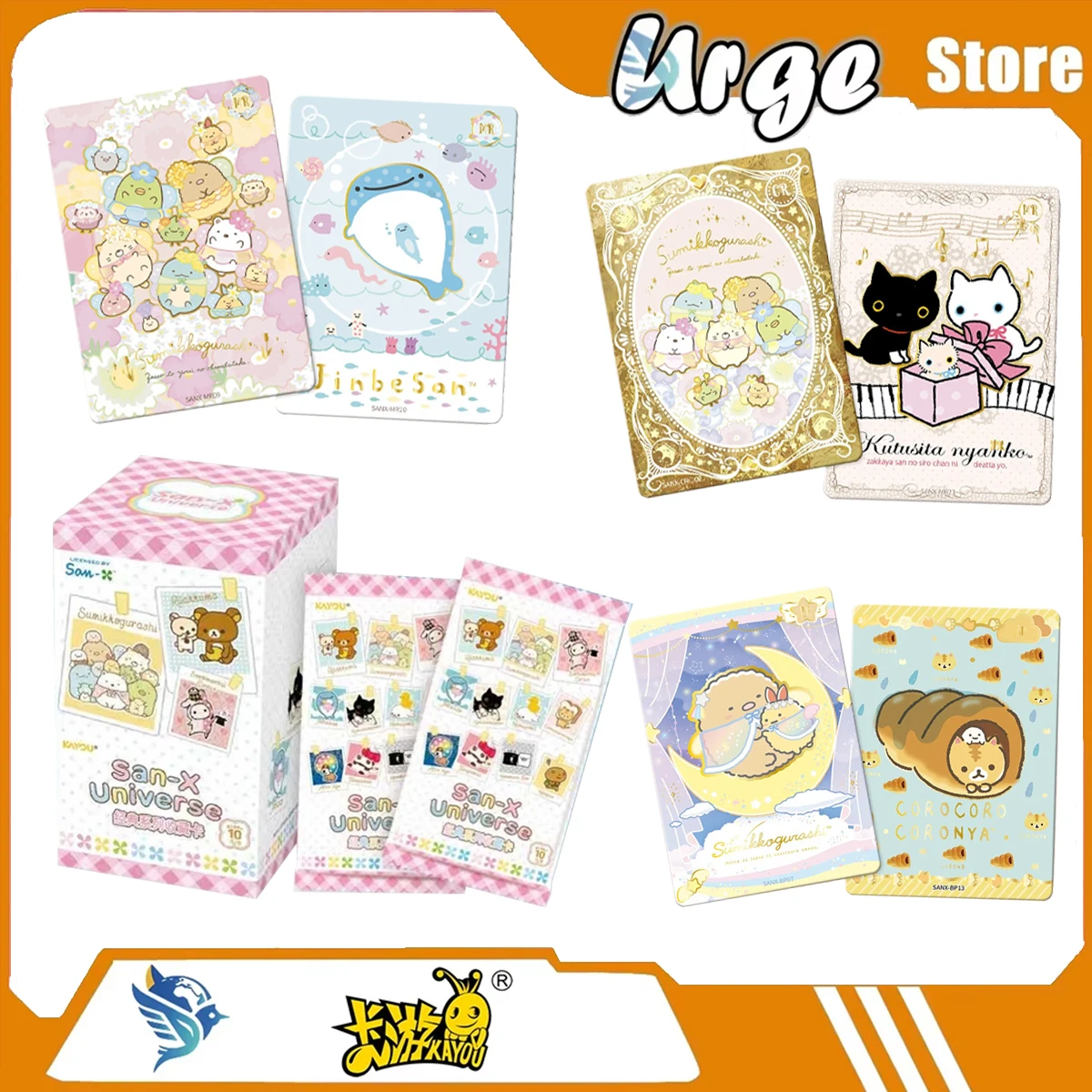 

KAYOU 2026 NEW San-X Universe Collection Card Periphery Girl Cute Surprise Gift Like Game Toy Rare Decoration Ornament