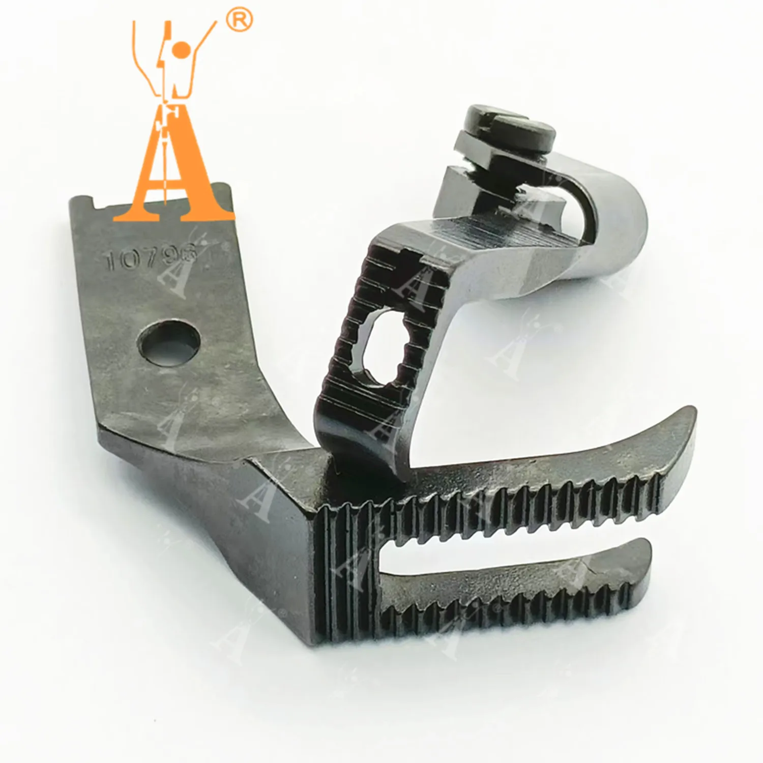 قطع غيار ماكينات الخياطة الصناعية 8B 341 قدم الضغط في ماكينة الخياطة من الفولاذ بالكامل 10796T سيارة عالية مع أسنان وقدم ضغط مادة سميكة #6