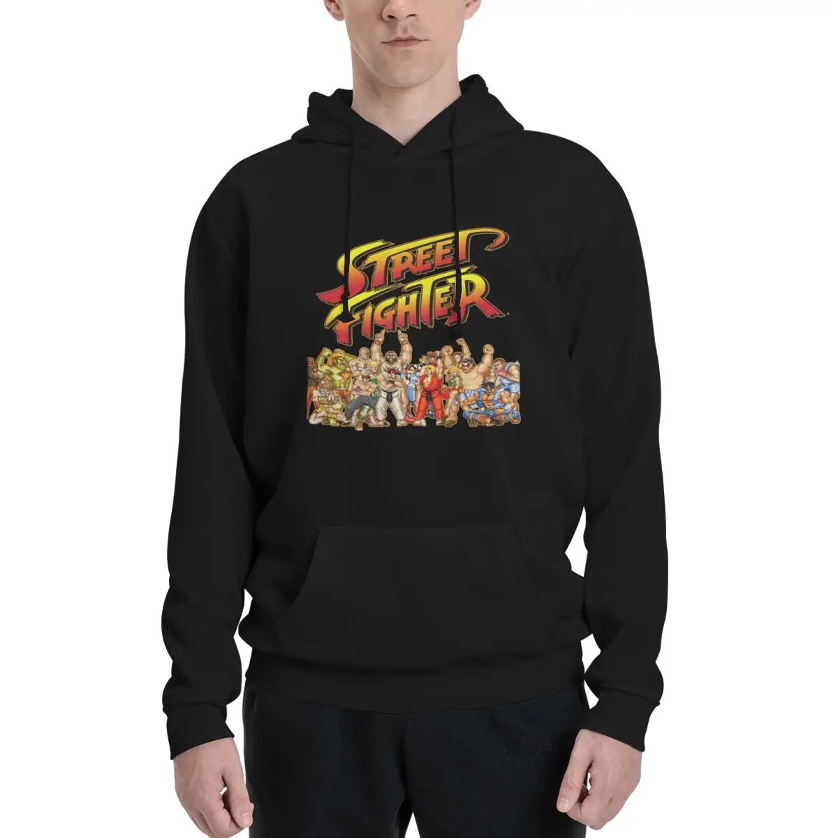 

Unique Street Fighter Retro Game For Sale Couples Plus Velvet Hooded Sweater Top quality Activity competition Cute With hood