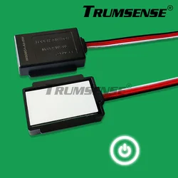 Trumsense WS08CA-A3-BW 12v LED Mirror Touch Sensor Switch Barber Dressing Beauty Mirror Stepless Dimming and Brightness Memory
