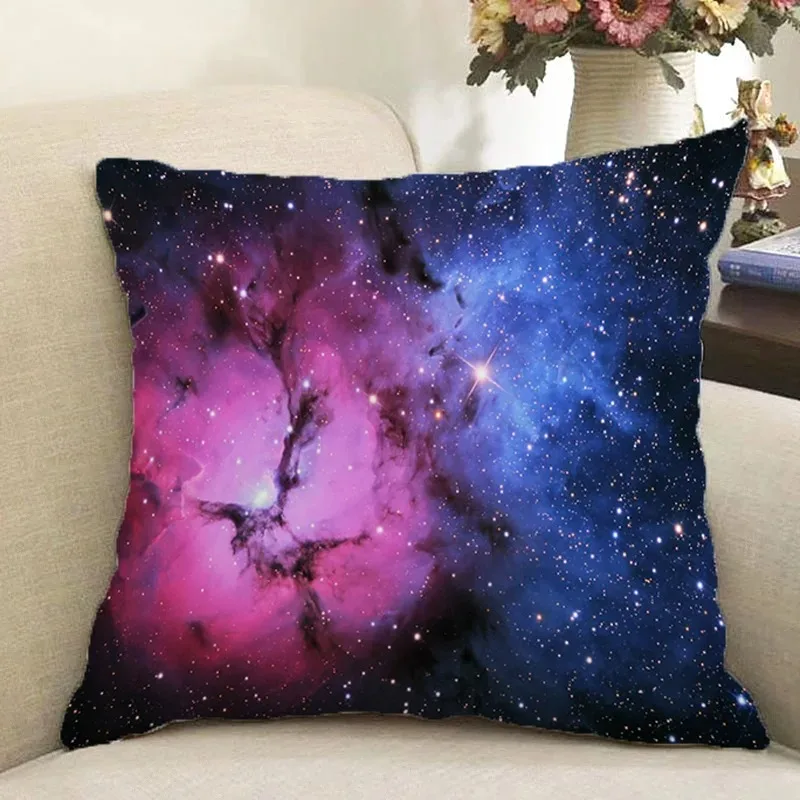 Universe Galaxy Decorative Pillowcase Office Living Room Car Ornaments Home Pillowcase