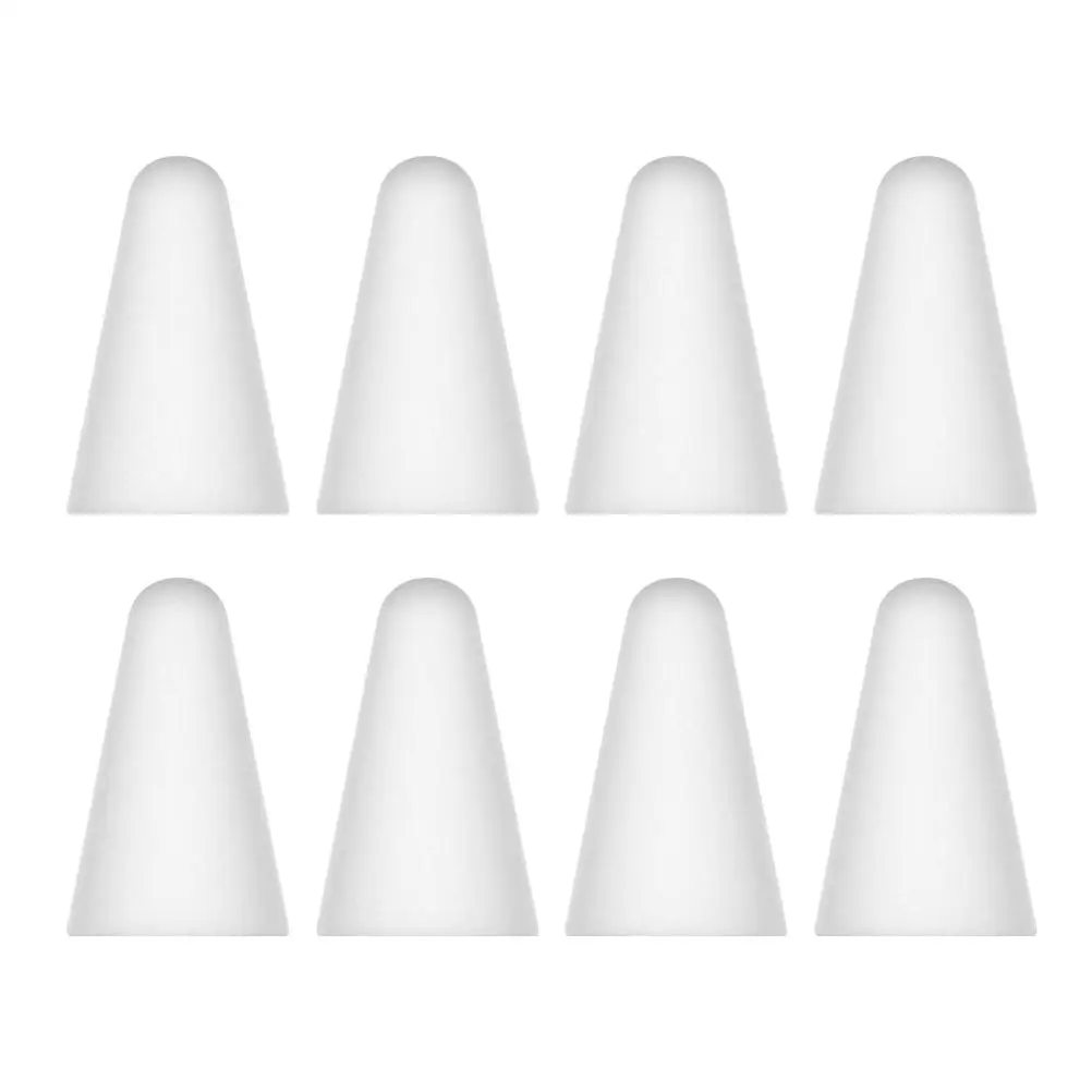 8PCS Stylus Pen Protective Cover Universal Silicone Case Tip Cap for Tablet Writing Drawing Accuracy Increased Friction