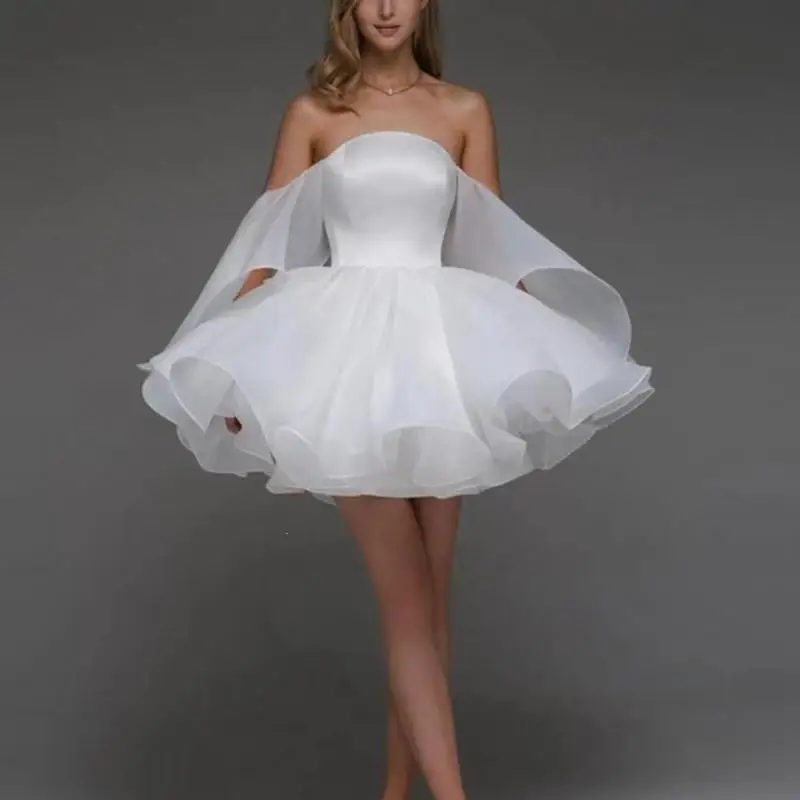 robes-de-mariee-simples-et-personnalisees-dernieres-tendances-sexy-sans-bretelles-dos-nu-courtes-mini-pour-soiree-elegantes-en-satin-et-organza-robes-d'ete
