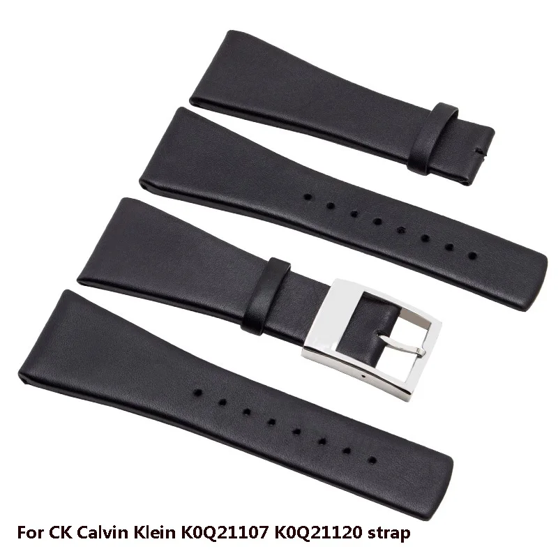 

True Cowhide Watch Strap For CK Calvin Klein K0Q21107 K0Q21120 Series Large Men's Watch Chain 28MM Bracelet