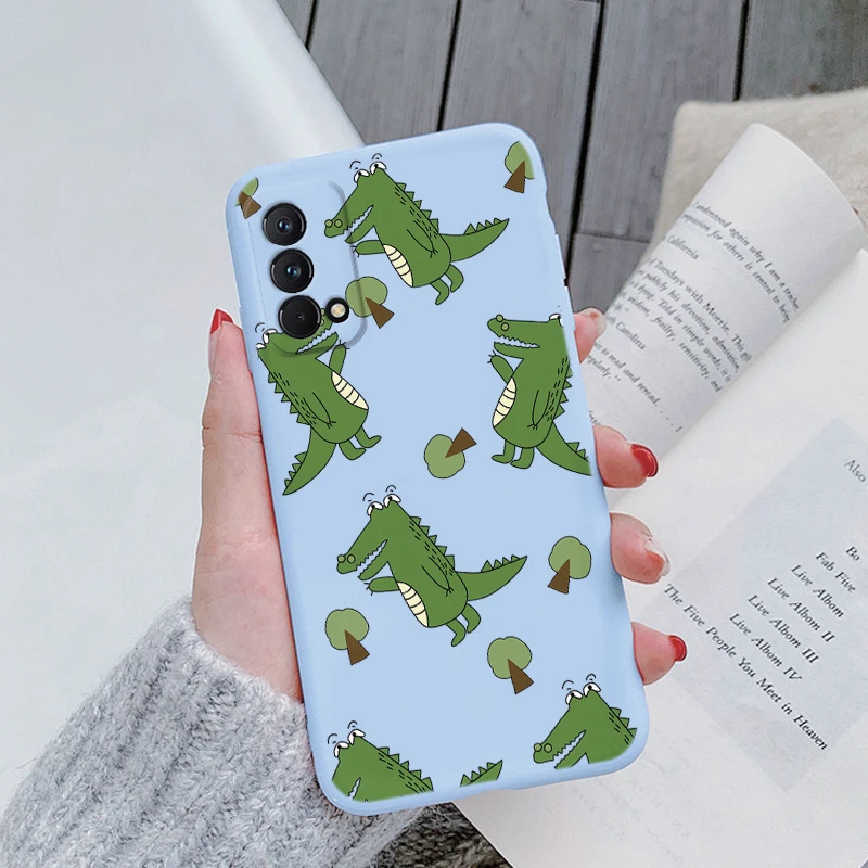 For OPPO Realme GT Master Edition Case Q3 Pro Carnival Phone Case Cute  Cat Dinosaur Soft TPU Cover For Realme GT Master Edition