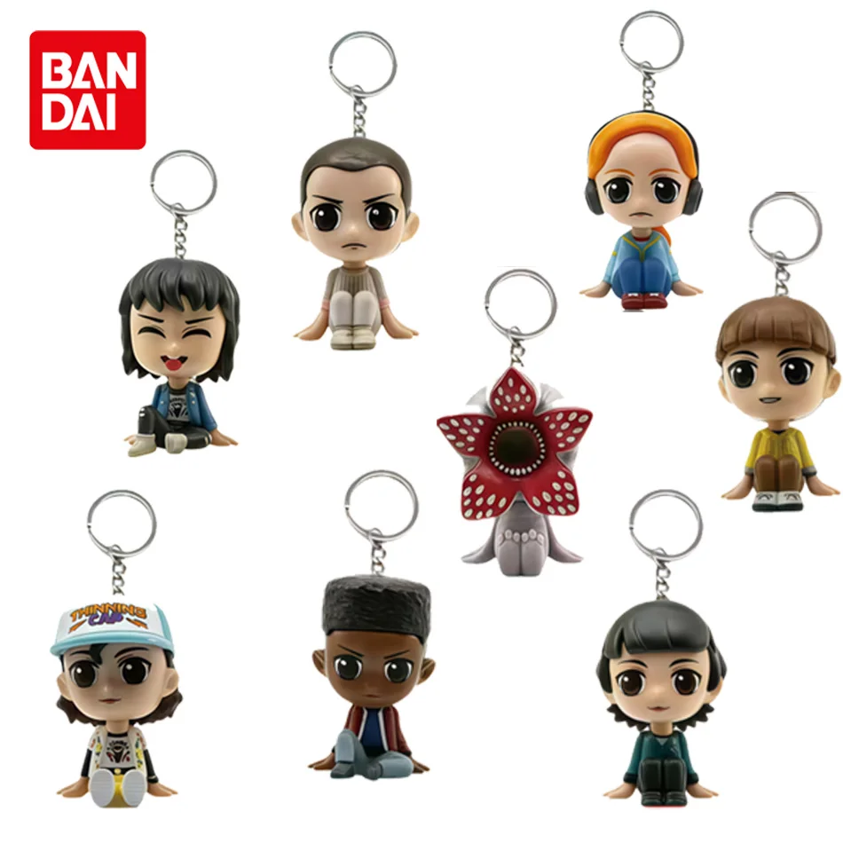 

ELEVEN DUSTIN Barb Steve Robin Keychain Toy - Vinyl Figure Collectible Pocket Model for Fans