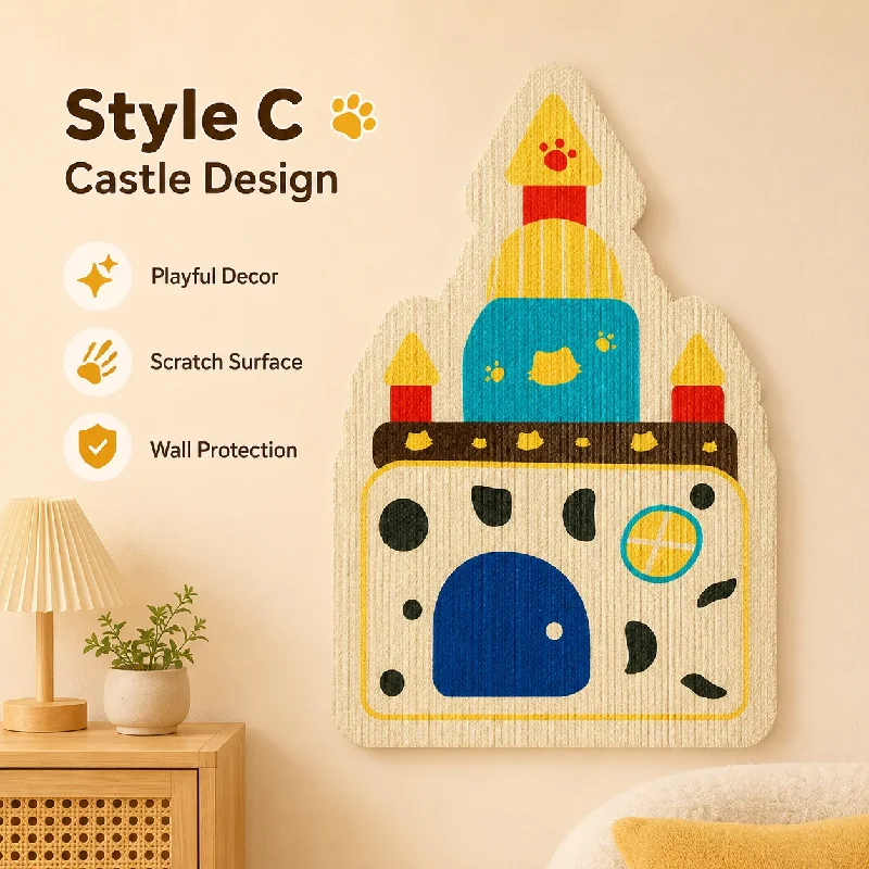 3PCS Felt Cat Scratch Board, Wear-Resistant and Non Shedding Vertical Wall Sticker, Anti Cat Scratch Sofa, Cat Scratch Pad Toy