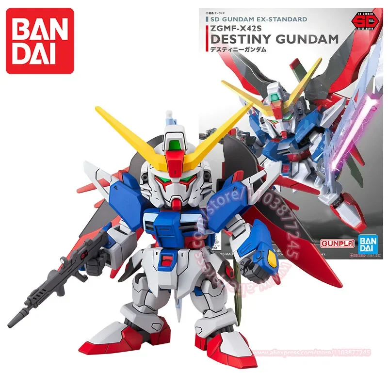 BANDAI SD EX-STANDARD 009 SDEX ZGMF-X42S DESTINY GUNDAM Movable Doll Ornament Decoration Peripheral Model Trendy Figure Assembly