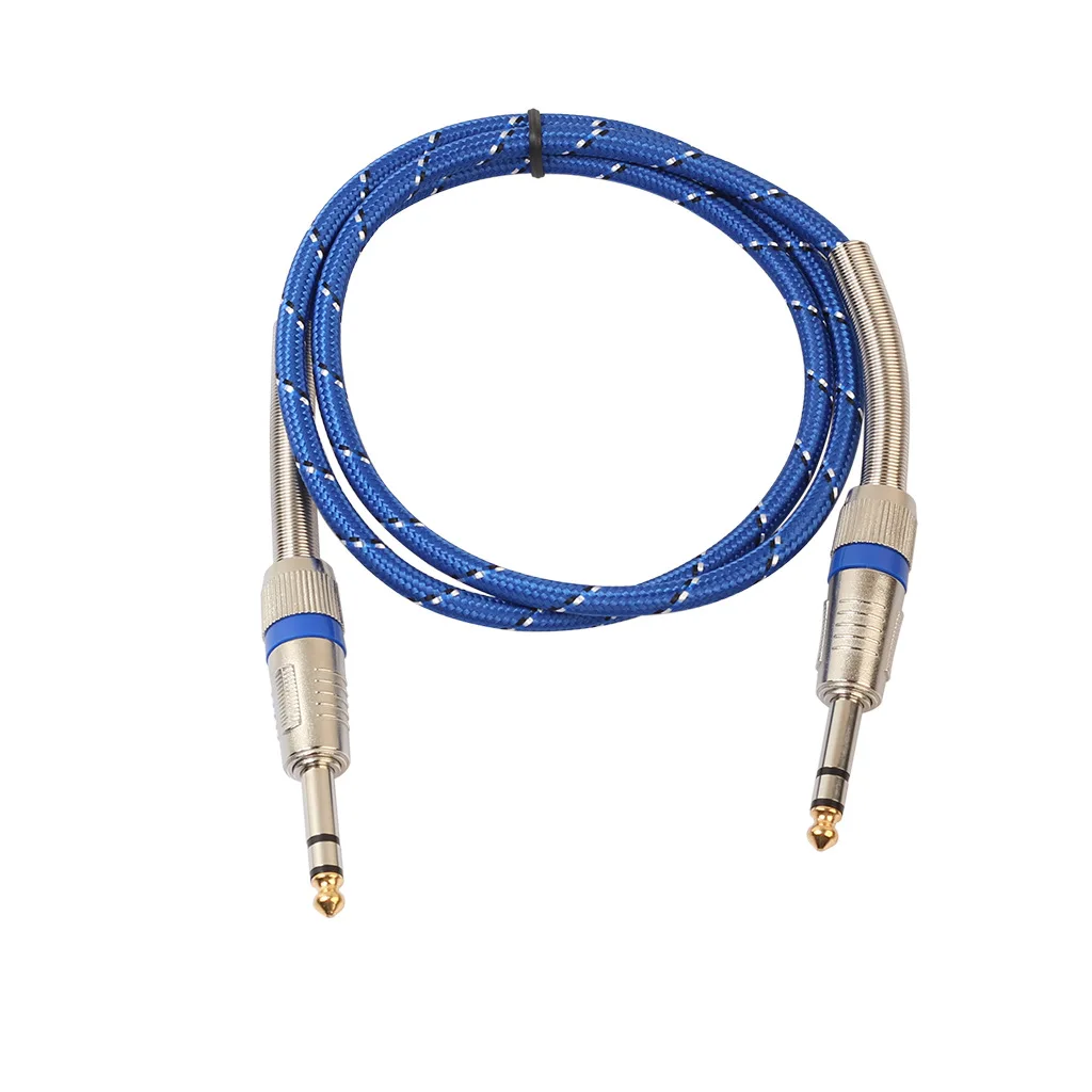 Aux Guitar Cable 6.5mm Jack 6.5mm to 6.5mm Audio Cable 6.35mm Aux Cable for Stereo Guitar Mixer Amplifier Speaker cablenew