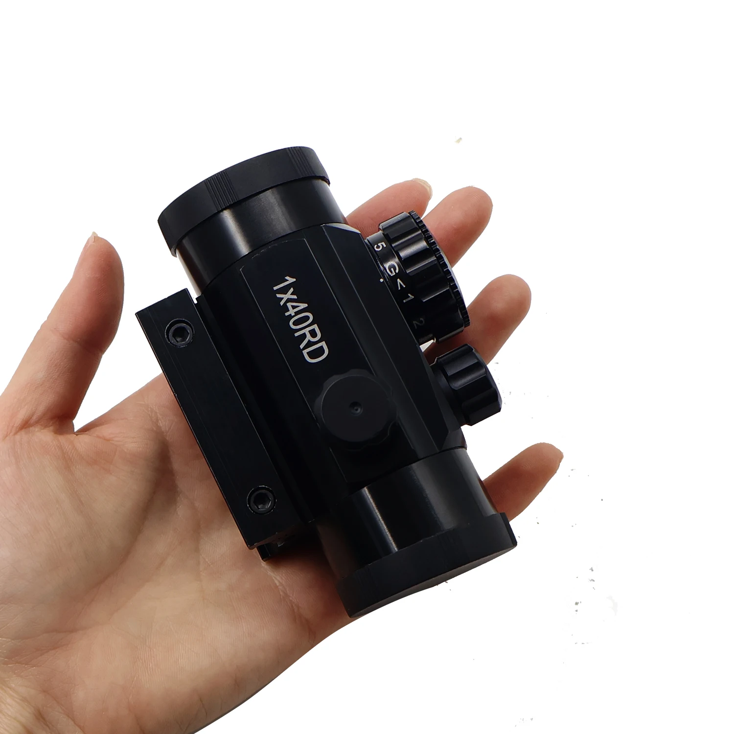 High Quality RD1X40 Outdoor Hunting Laser Sight Red Green Dot Reflex Optics Metal Lightweight Shooting Slingshot Accessories view 6