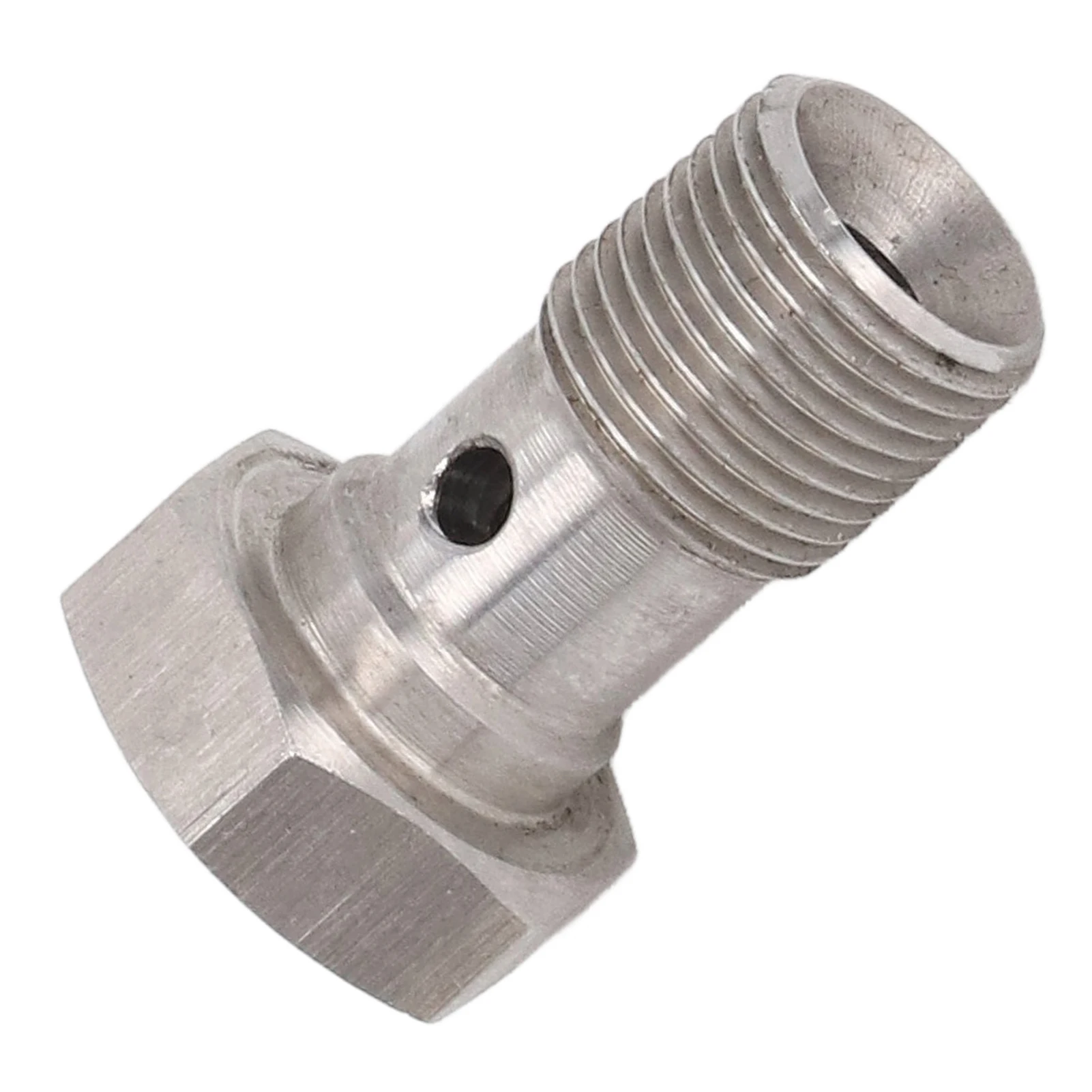Banjo Bolt Fittings M12x1.0 Metric Thread Single Hole Brake Hose End Adaptor with Washers for Brake Clutch Lines Turbo Oil Feed