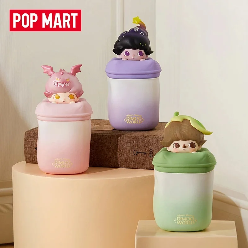 New Popmart Bubble Mart Dimoo Handheld Dream Inside And Outside Series Aromatherapy Candle Blind Box Christmas Lover Gift