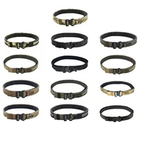 Cinturón táctico Airsoft combate Molle cinturón resistente al aire libre tiro senderismo caza deportes cinturón de liberación rápida