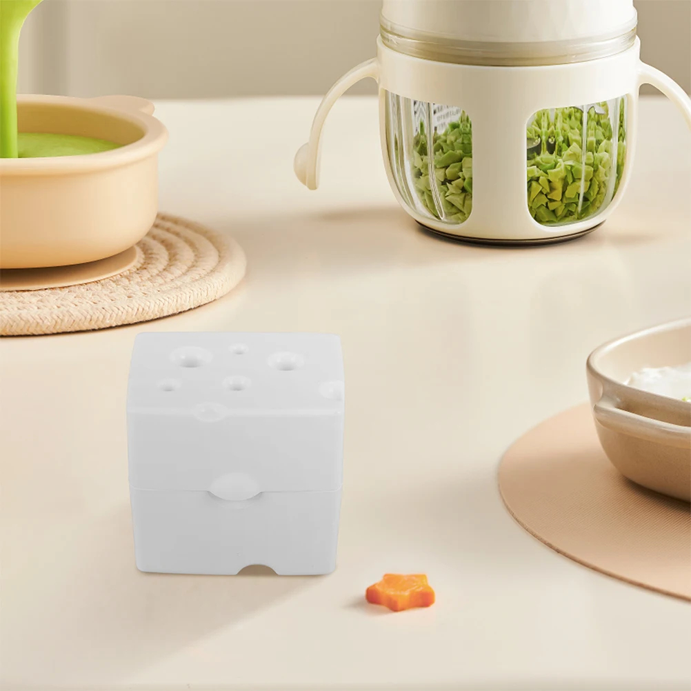 

2pcs Cheese Fresh Butter Cases Cream Container Reusable Cheese Slice Holders Storage Box Fridge Boxes for Kitchen Fridge