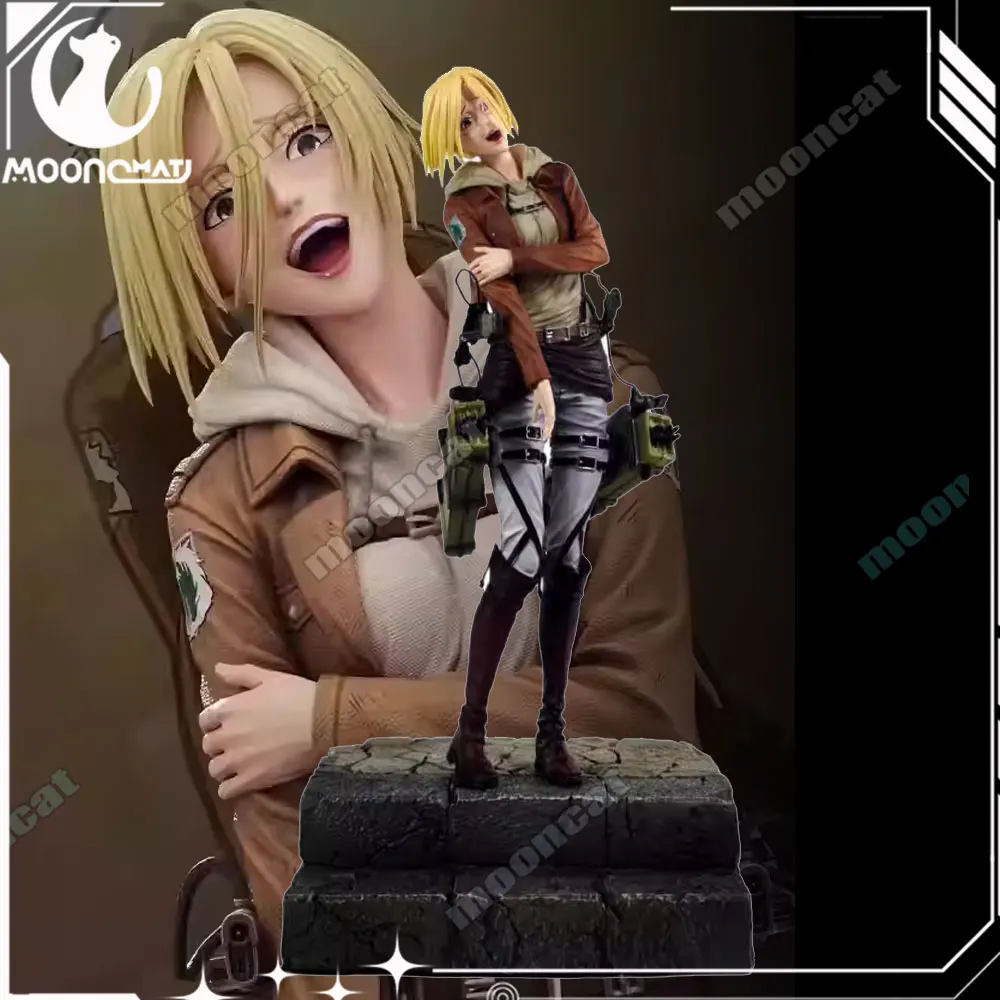 

Новые аниме-фигурки Attack On Titan, 28 см, фигурки Энни Леонхарта, коллекционная статуэтка из ПВХ, модель для украшения комнаты, подарок на день рождения, игрушки